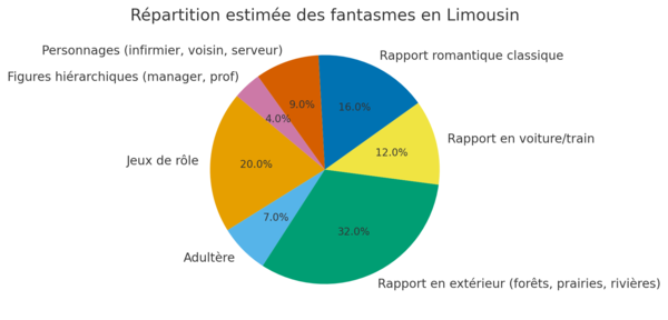 Répartition des fantasmes en Limousin